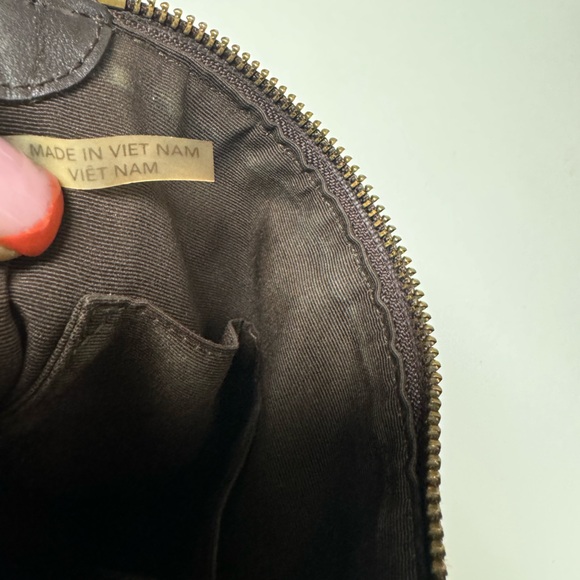 Coach Madison North/South Swing in Ocelot Print Fabric Crossbody Bag - Picture 13 of 14